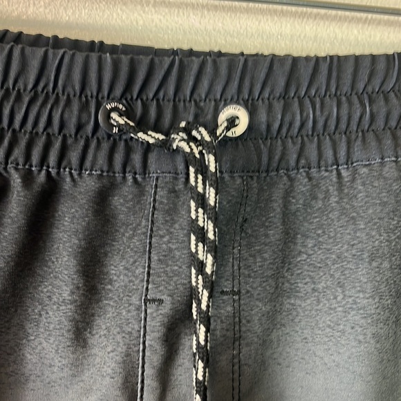 Hurley Phantom Shorts Men's L Gray Ombre + Blue Stripe Hybrid Inseam 5.5" - Picture 11 of 15